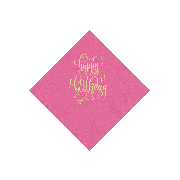 Happy Birthday Napkins