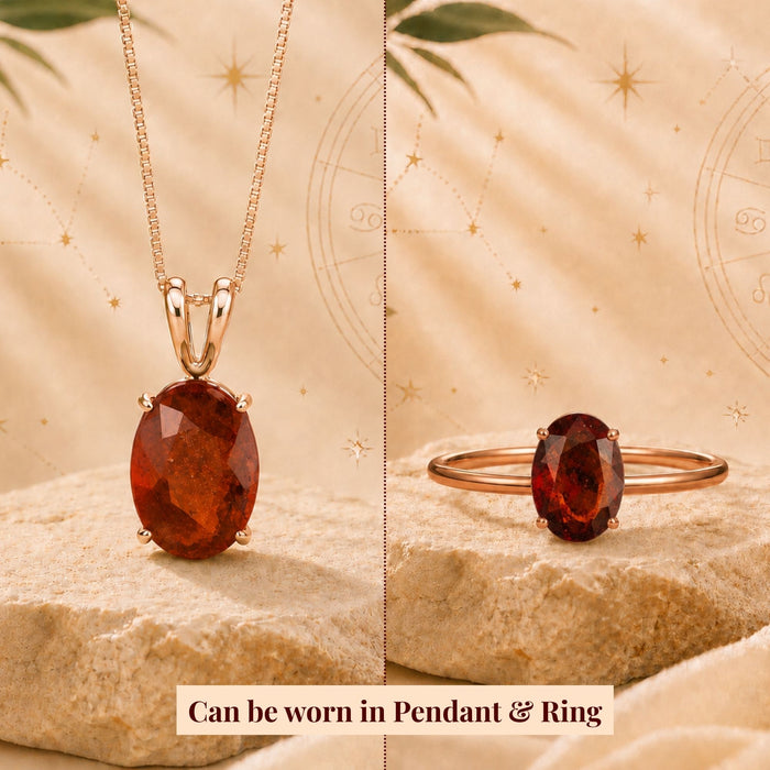 Hessonite Garnet (Gomed)