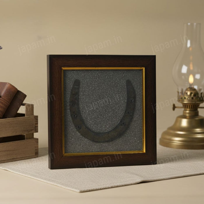 Horse Shoe Pyrite Frame for Vaastu