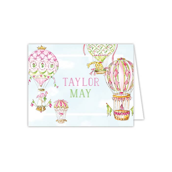 Hot Air Balloon Note Cards