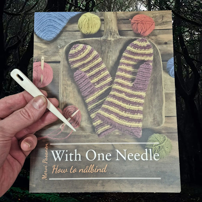 Book with Nailbinding Needle