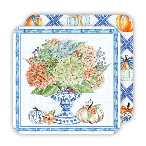 Hydrangea Pumpkins Coasters