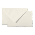 Ivory Deckled Edge Note Cards