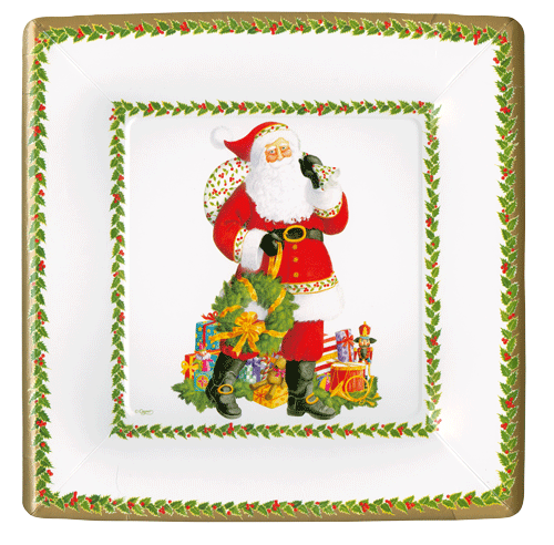 Jolly St. Nick Plates