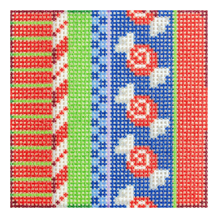 Jolly Stripe Swirl Candy Coaster