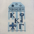 Kappa Kappa Gamma Luggage Tag