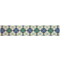 Khaki Argyle Key Fob