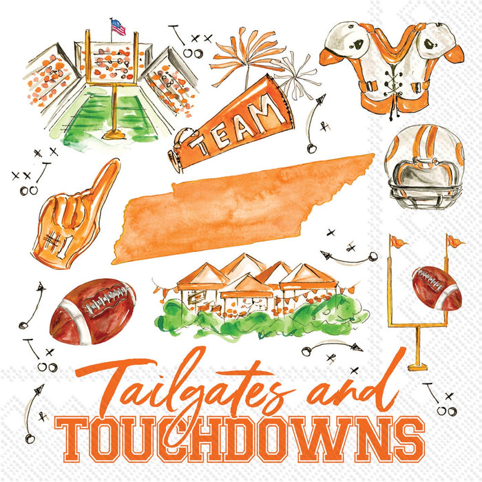 Knoxville Pep Rally Cocktail Napkins