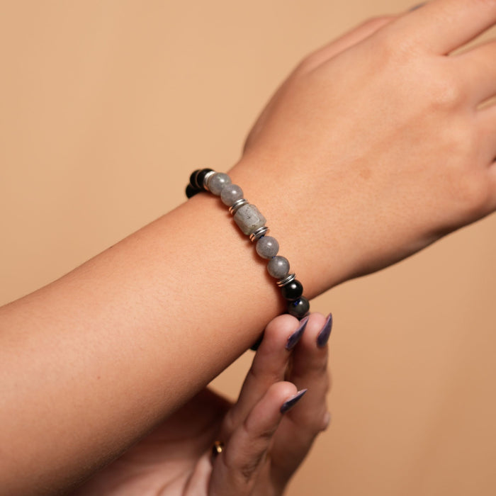 Labradorite Zodiac Band – Capricorn (मकर राशि)