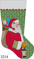 Lantern Santa Stocking