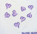 Lavender Heart Shaped