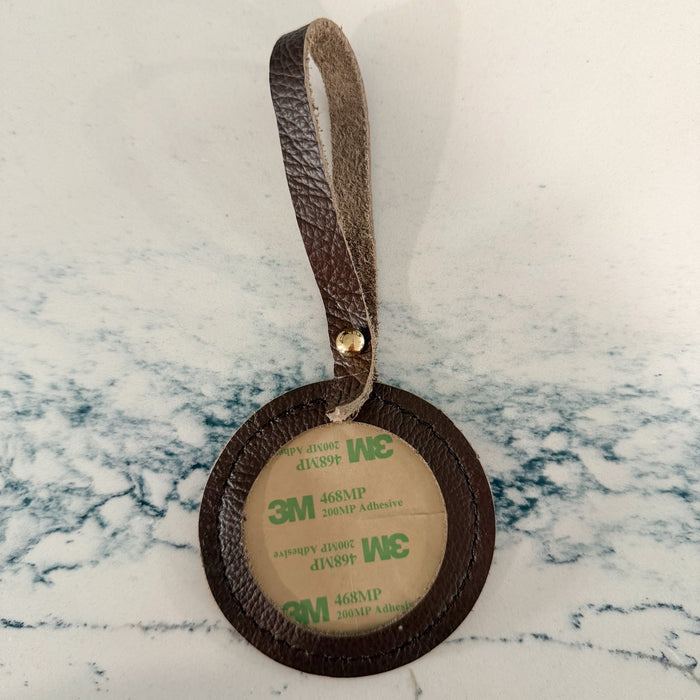 Leather Self-Finishing Bag Charm