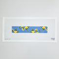 Lemons on Solid Blue