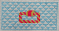 Light Blue Triangle Insert w/ Clip