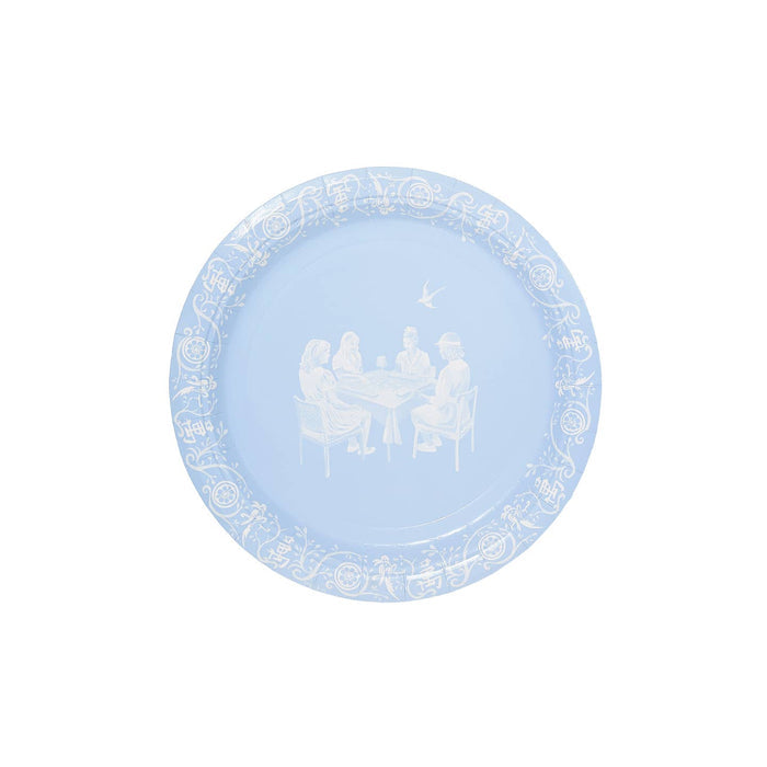 Mahjong Jasperware Blue Salad Plate