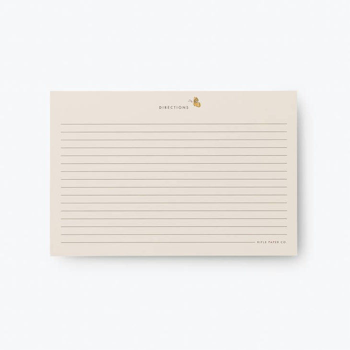 Mayfair Recipe Cards