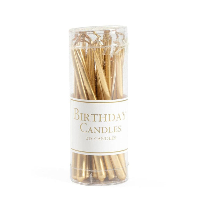 Mini Gold Birthday Candles