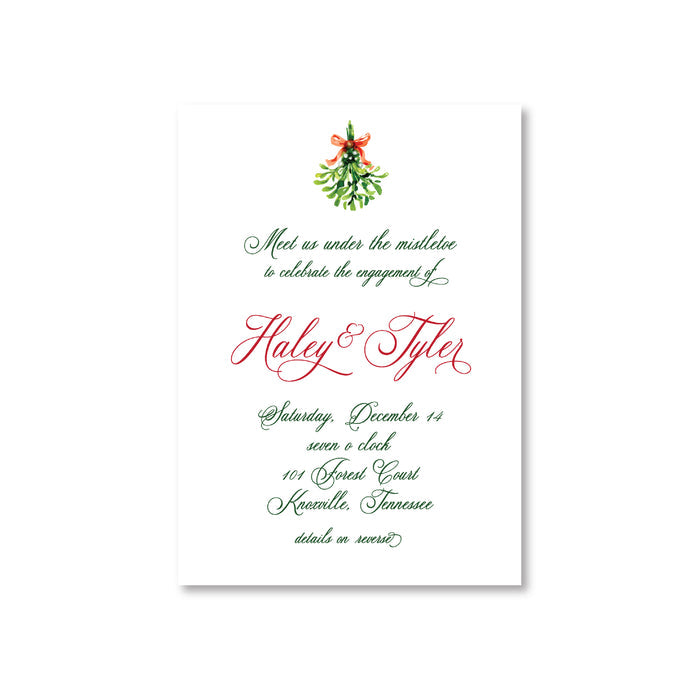 Mistletoe Invitations
