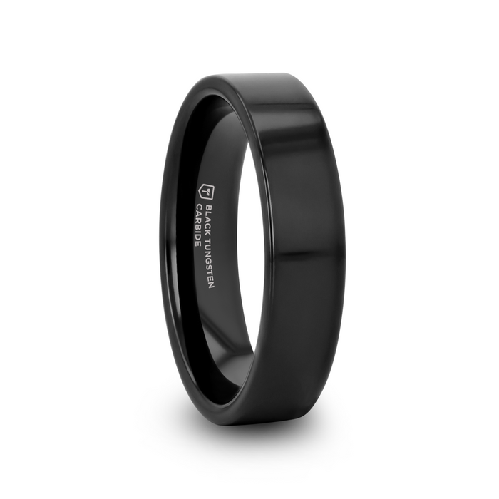 MORPHEUS Flat Black Tungsten Ring - 2mm - 12mm