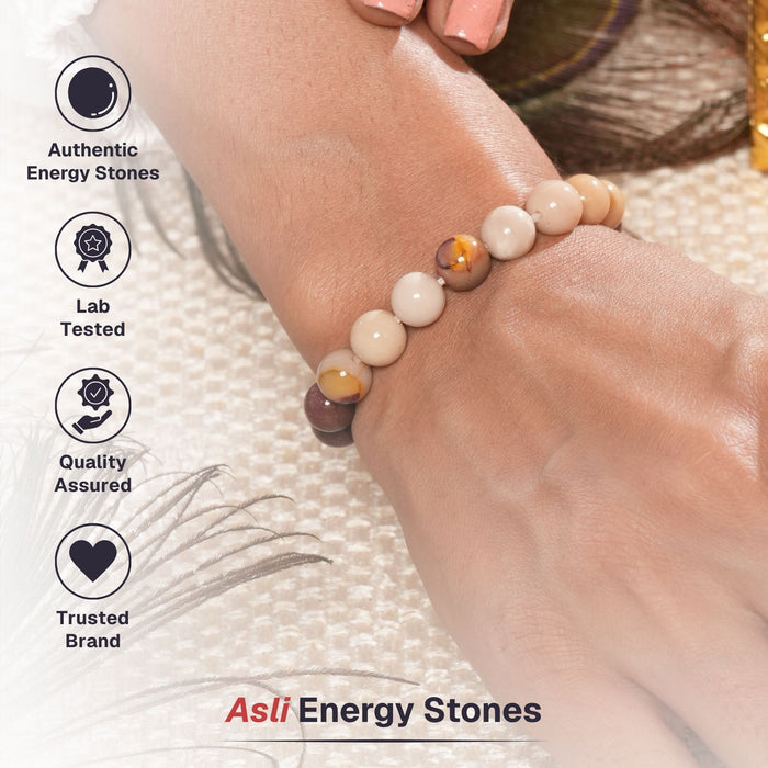 Natural Mookaite Stone Band