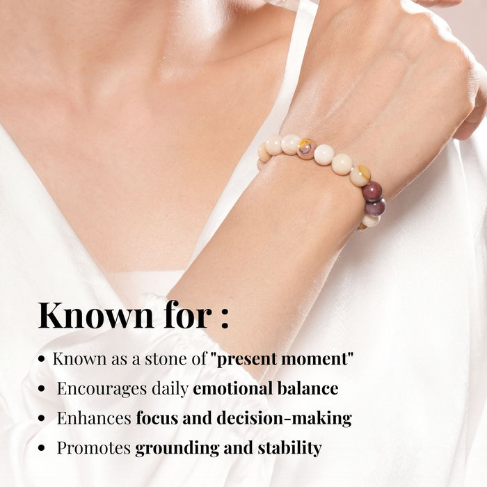 Natural Mookaite Stone Band