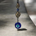 Nazar Rakshak Hanging Charm with Evil Eye and Pyrite stone for Vaastu