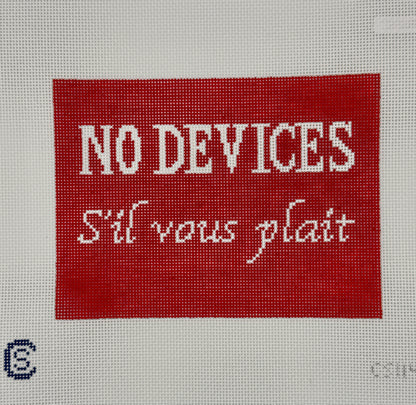 No Devices - Red