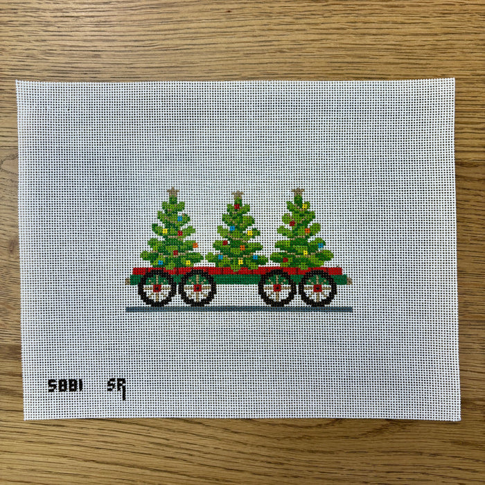 North Pole Express Train - Trees