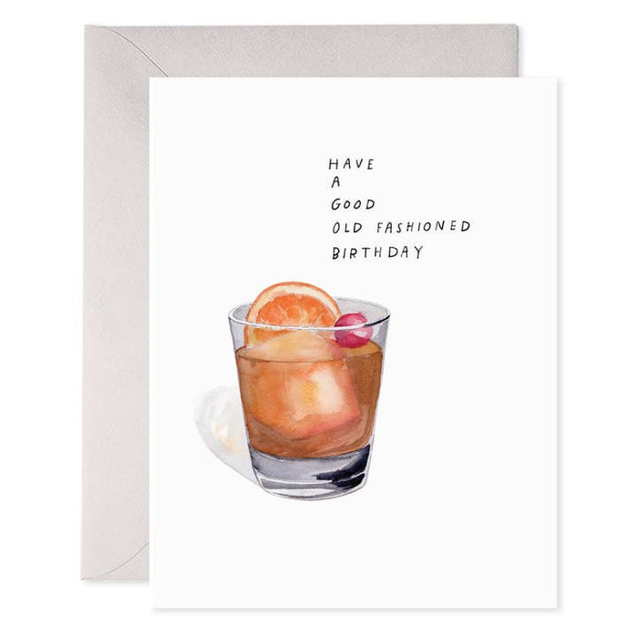 Old Fashioned Birthday Card