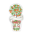 Orange Topiary Die-Cut Accents