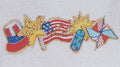 Patriotic Cookie Row - 13 mesh