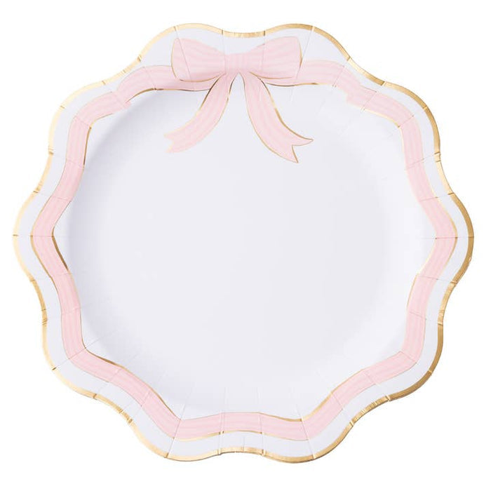 Pink Bow Plates