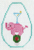 Pink Elephant Key Fob