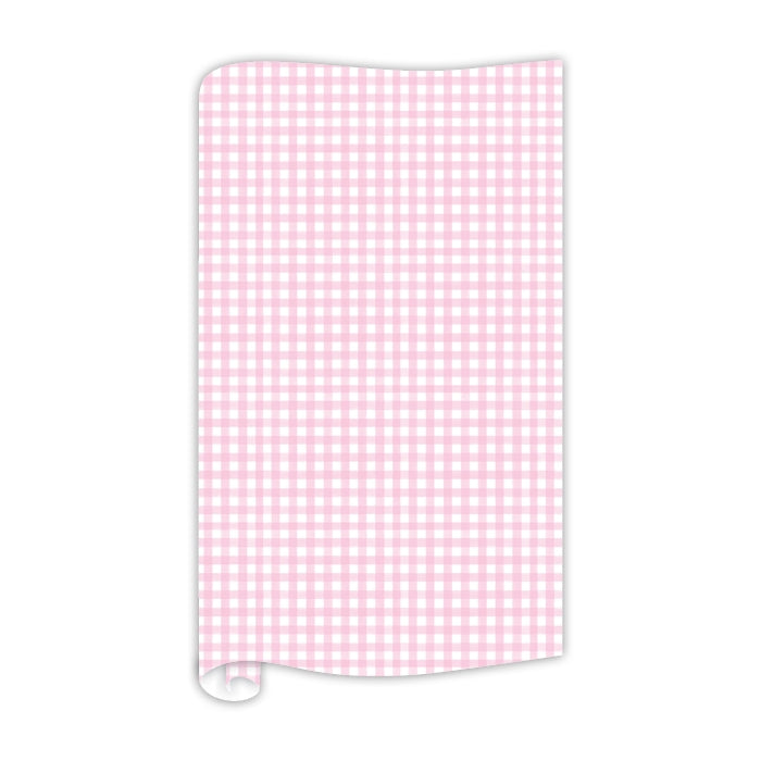 Pink Gingham Gift Wrap
