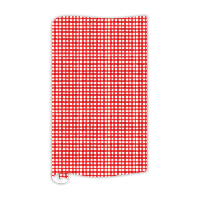 Pink Gingham Gift Wrap