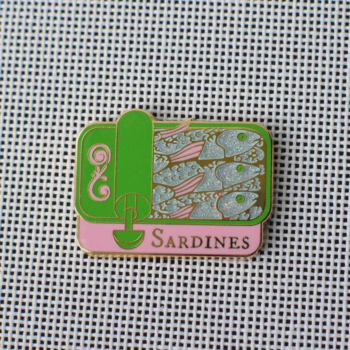 Pink & Green Sardine Can