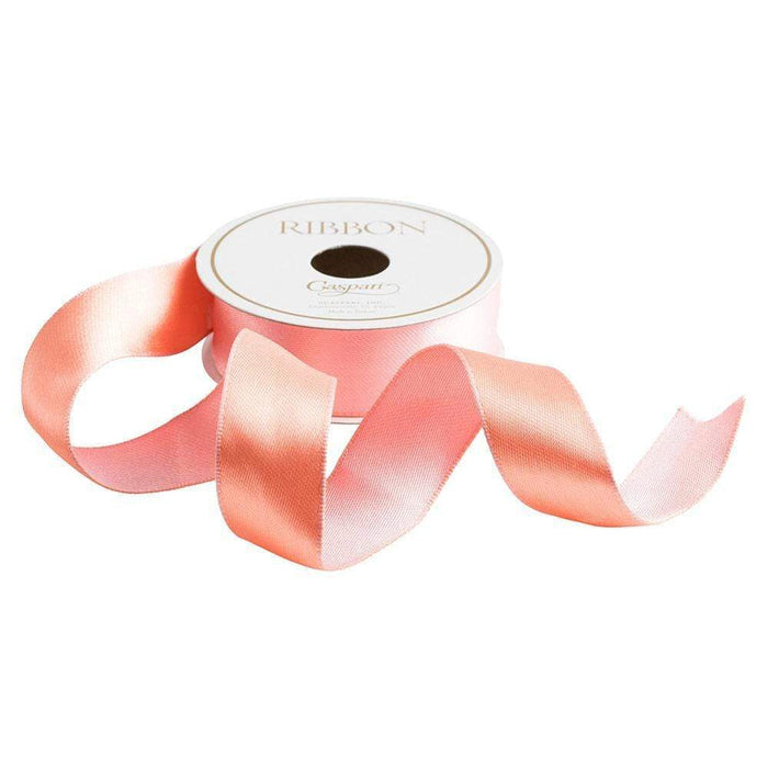 Pink & Salmon Reversible Satin Ribbon