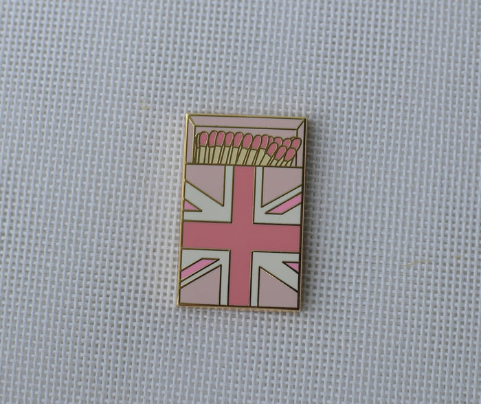 Pink Union Jack Matches