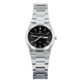 PROFESSIONAL Black Dial with Silver Band Watch