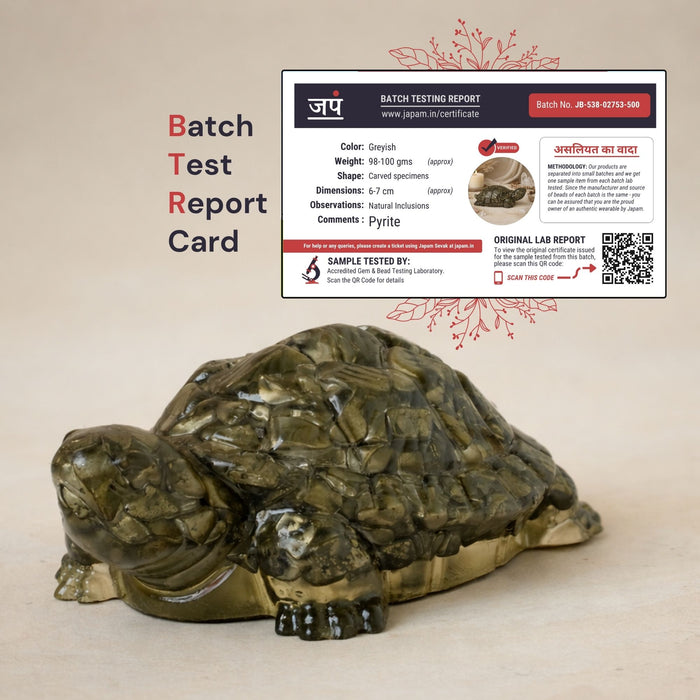 Pyrite Prosperity Tortoise (Kachhua) for Vaastu
