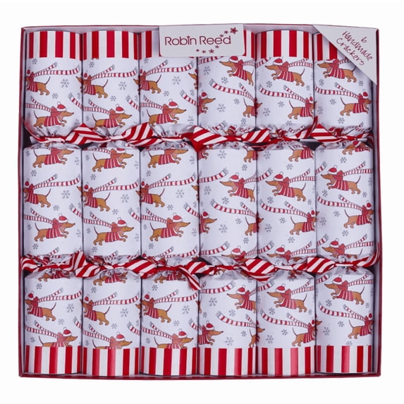 Racing Sausage Dogs Christmas Crackers