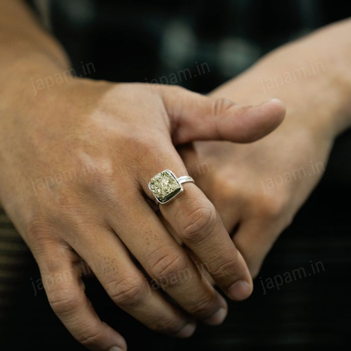 Raw Pyrite Abundance Ring
