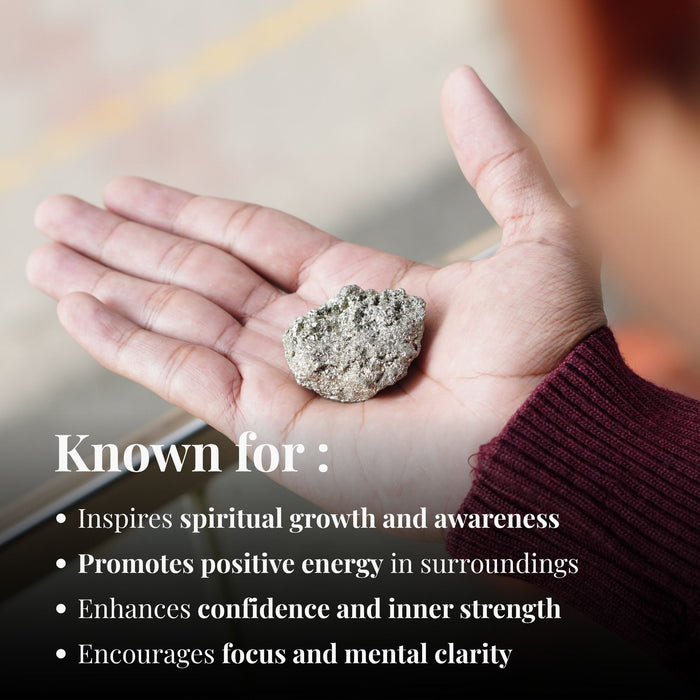 Raw Pyrite Stone - Wealth & Success Magnet for Vaastu