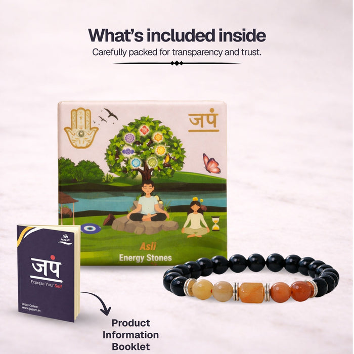 Red Agate Zodiac Band – Scorpio (वृश्चिक राशि)