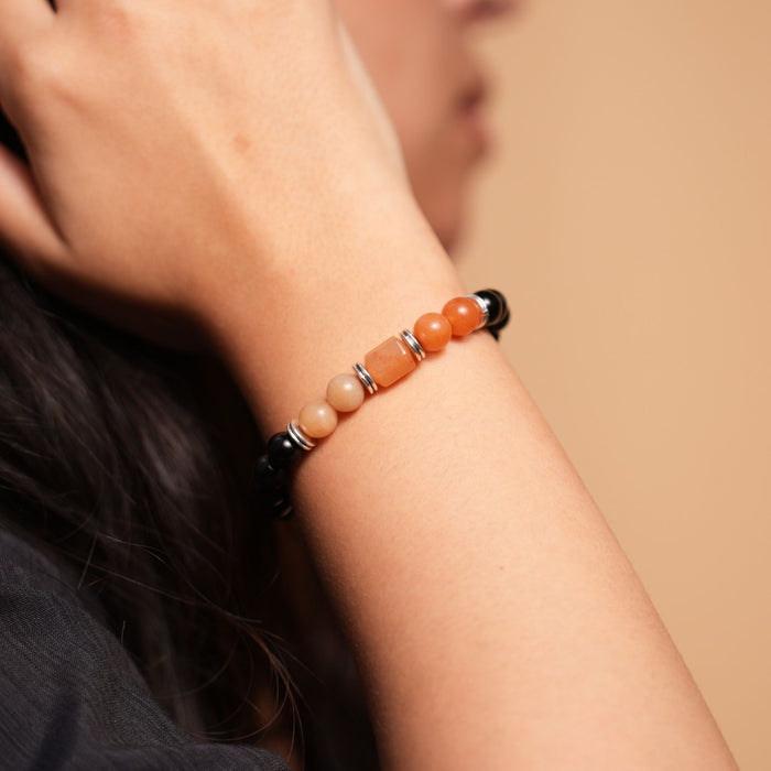 Red Agate Zodiac Band – Scorpio (वृश्चिक राशि)