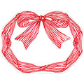 Red Bow Paper Placemats