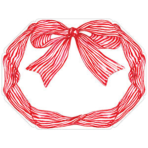 Red Bow Paper Placemats