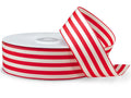 Red Cabana Striped Ribbon