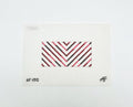 Red Chevron Insert
