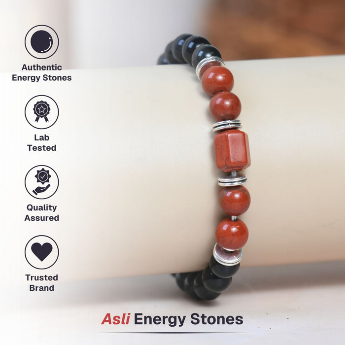 Red Jasper Zodiac Band – Aries (मेष राशि)
